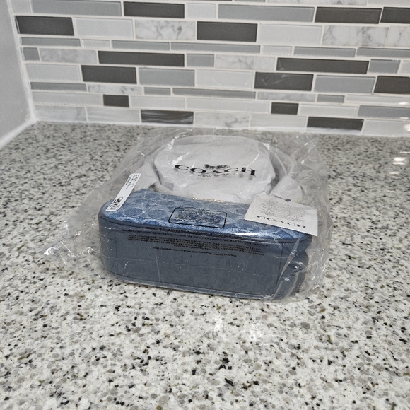 Coach Teri Mini Crossbody Bag In Signature Denim - Picture 6 of 14